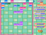 Candy Brick - Everything is upside donw in this tetris game.